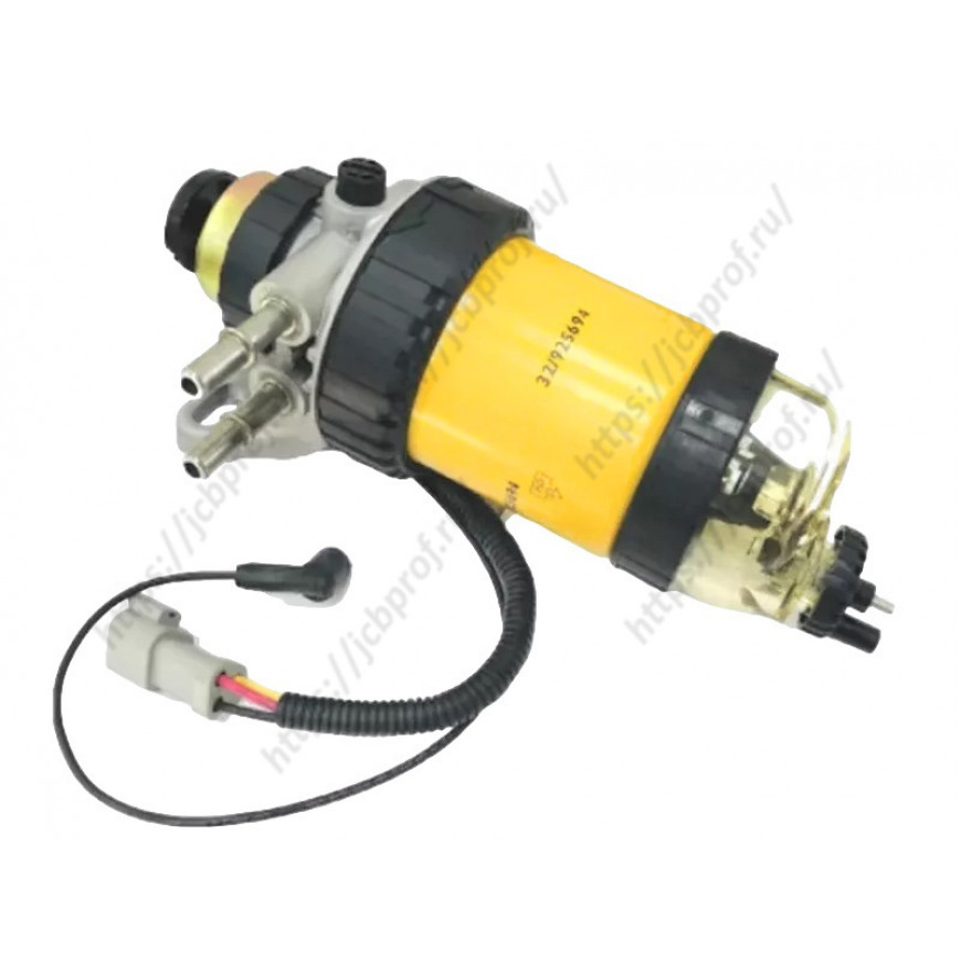 Корпус топливного фильтра в сборе с датчиком загрязнения JCB 32/925914 ...